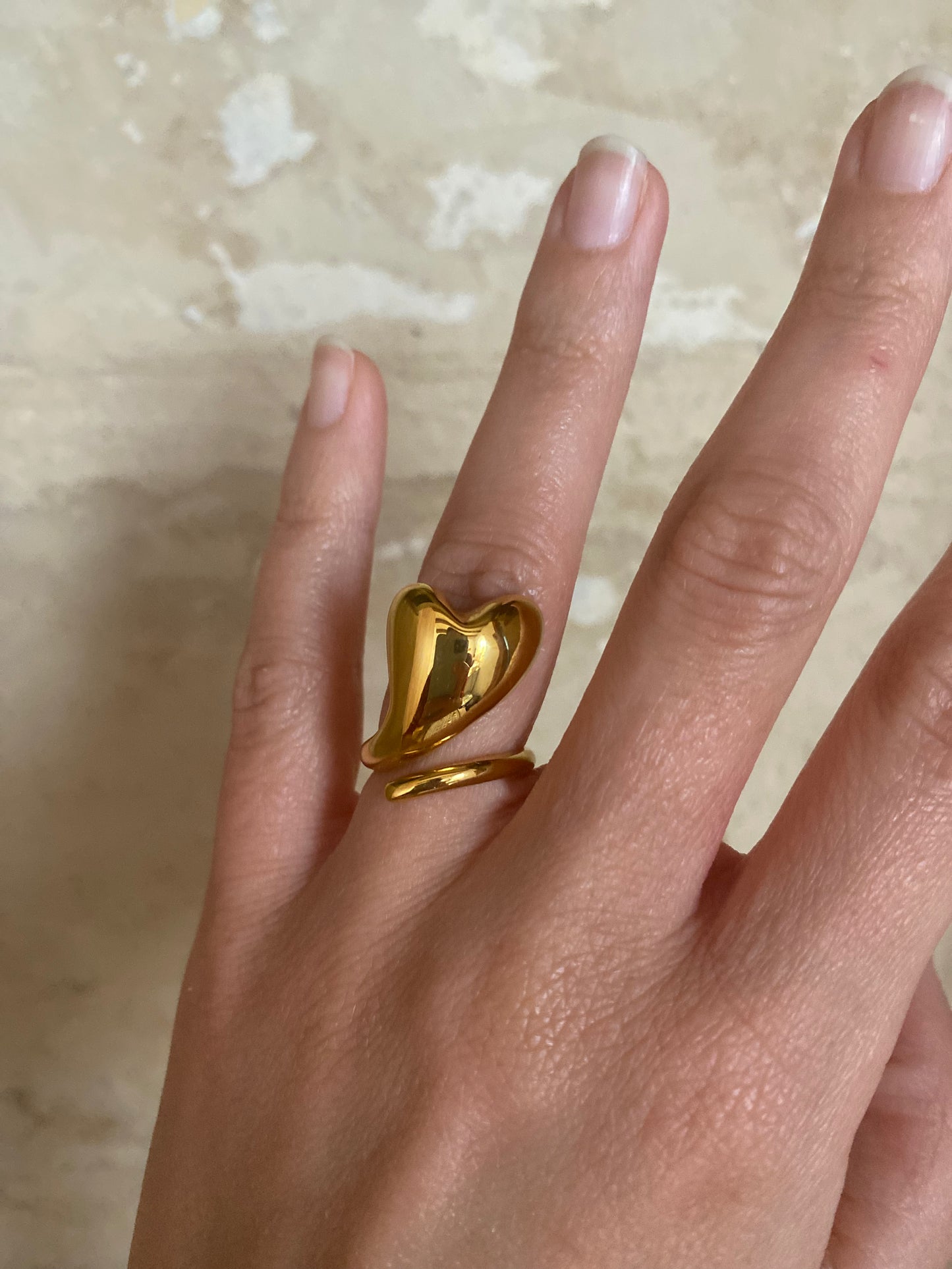 Chunky Heart Ring | NEW